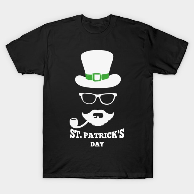 Leprechaun Hipster Saint Patricks Day Humor T-Shirt by creative